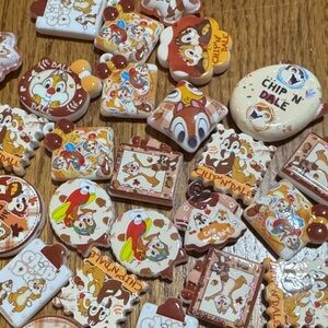 Lot of 20 Chip 'n' Dale Mixed Decorative Beads — Cartoon Character Pack